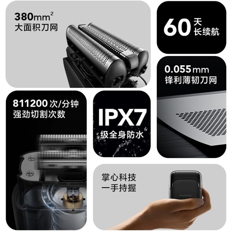 Electric Shaver Blue for Male 1 Pack - Yamibuy.com