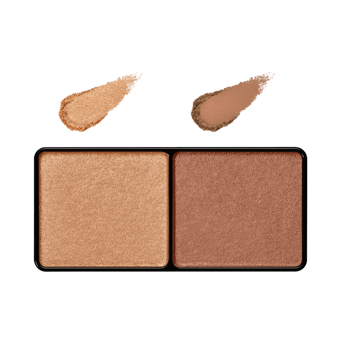 【日本直邮】 日本 ETTUSAIS 艾杜纱细腻丝绒双色眼影盘#04 橘棕色 3.8g