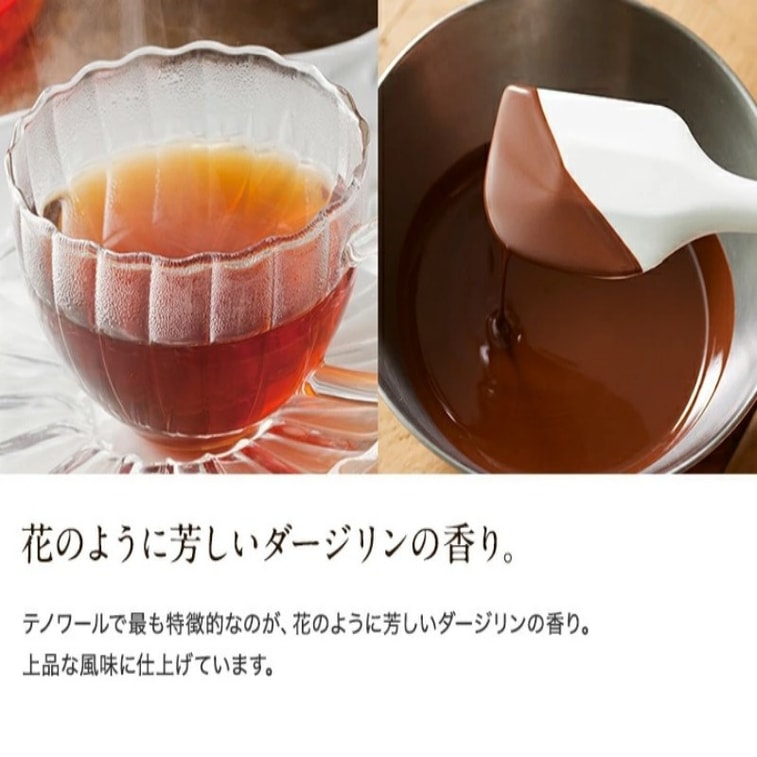 【日本直邮】日本 乐淘 LETAO 小樽洋果子 大吉岭茶巧克力 可可夹心饼干 9枚入 3