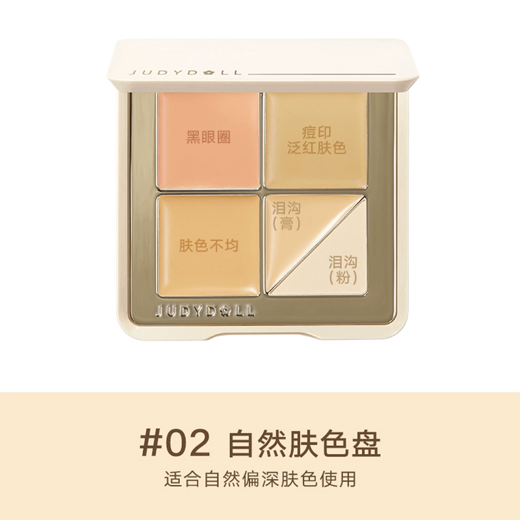 Soft Cloud Concealer Palette 0.21oz. #02 Natural Skin Tone 5