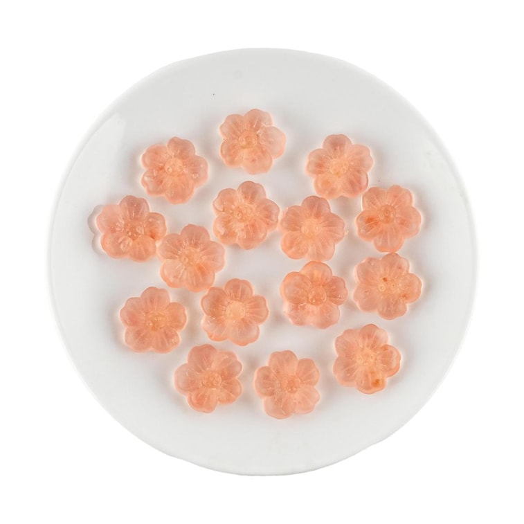Soft  Jelly Gummy Candy White Peach & Sakura Flavor 2.29 oz【0 Sugar 0 Fat】 5