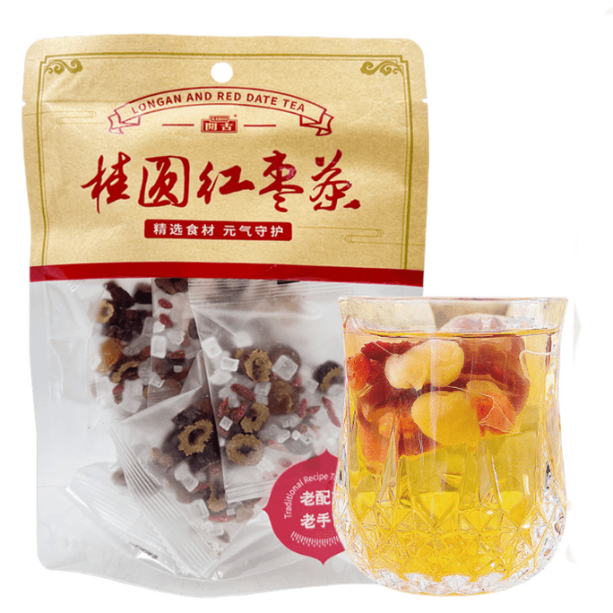 카이구 롱안 레드데이트차 엄선된 천연재료로 만든 부드럽고 달콤하며 기름지지 않음 66g