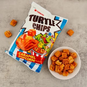 Turtle Chips Caramel Popcorn Flavor, 5.64 oz【 Yami Exclusive】