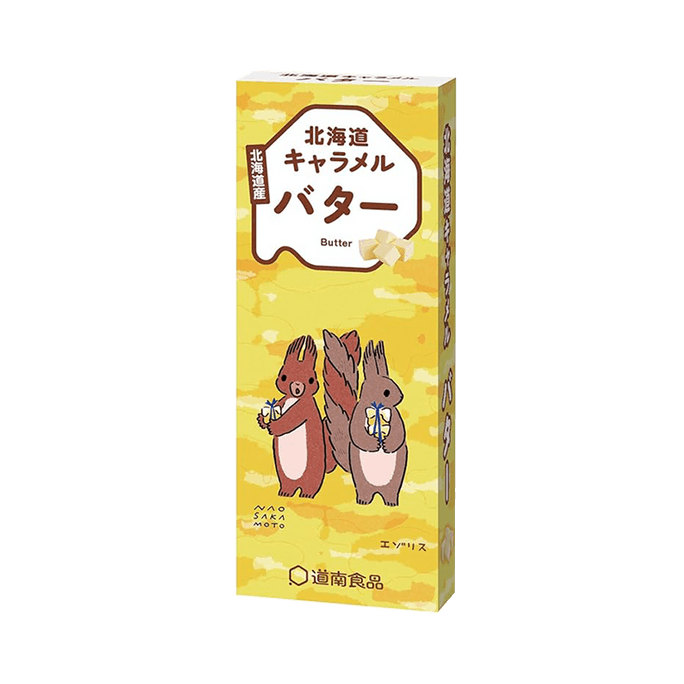 道南食品 北海道動物插畫奶糖 焦糖口味 18 116g