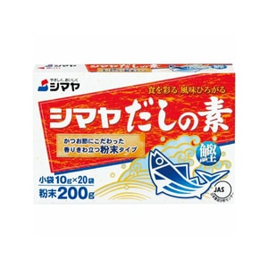 【日本直邮】岛屋高汤粉 鲣鱼风味 20袋入