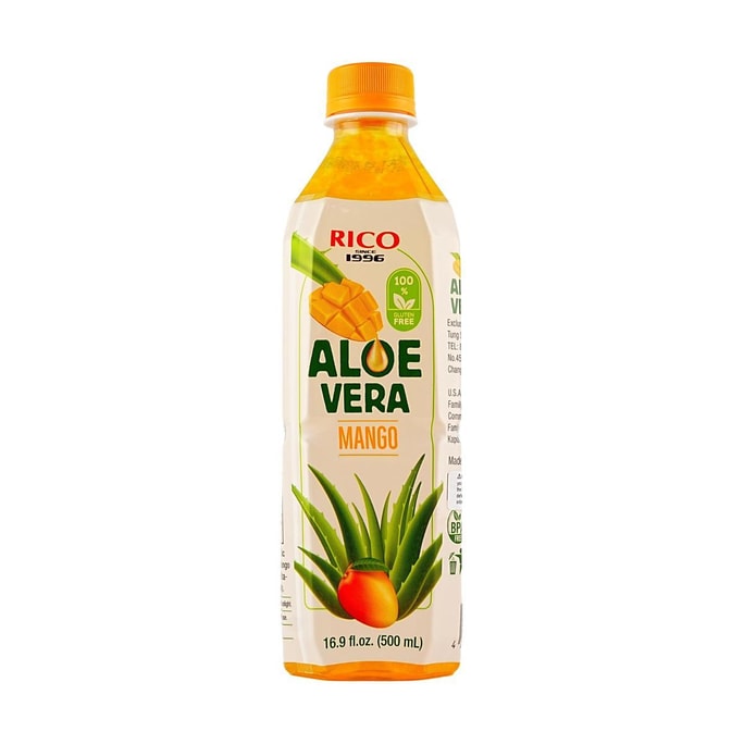Aloe Vera Mango Juice Drink 16.9oz【Gluten Free 】