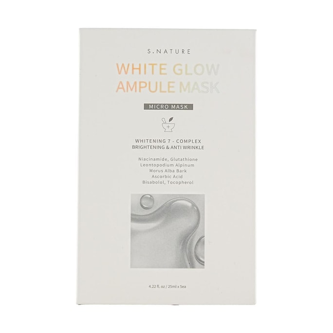 White Glow Ampule Mask, 5sheets