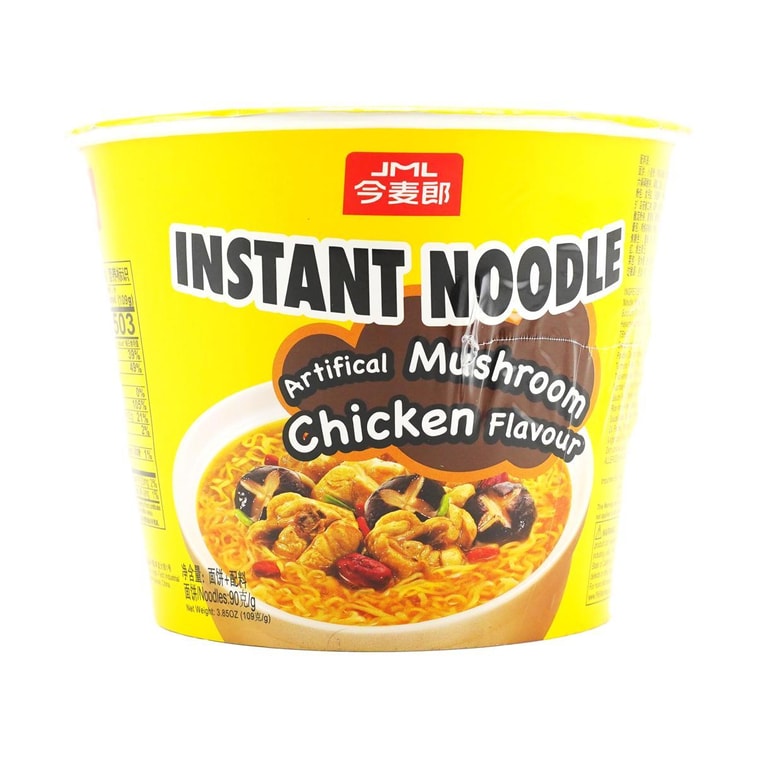 インスタントラーメン 人工きのこチキン風味 3.84オンス 4