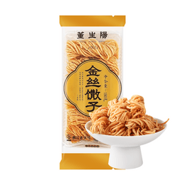 三关六码头 董生阳 金丝馓子 油炸小散子 180g【江苏徐州特产】【端午必配小吃】