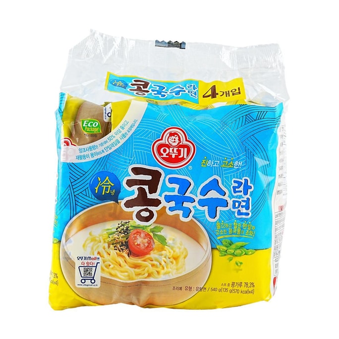韓國OTTOGI不倒翁 豆漿冷麵 4包入 540g