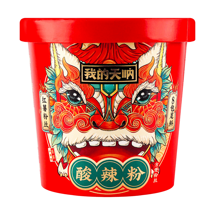 【抖音小红书爆款】我的天呐 酸辣粉 即食米线 135g 13