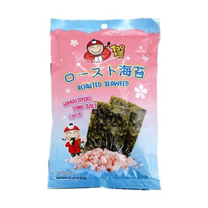 Roasted Crispy Seaweed Himalayan Pink Salt Flavor, 0.21 oz【Light Salty】