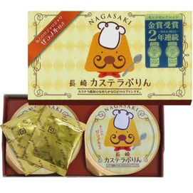 日本 长崎 心泉堂 卡斯提拉蛋糕口味布丁80gx2枚装