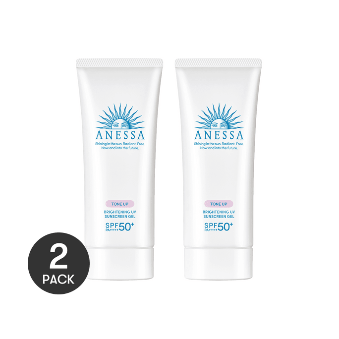 アネッサ ブライトニングサンスクリーンUVジェル SPF50+ PA++++ 90g×2【バリューパック】