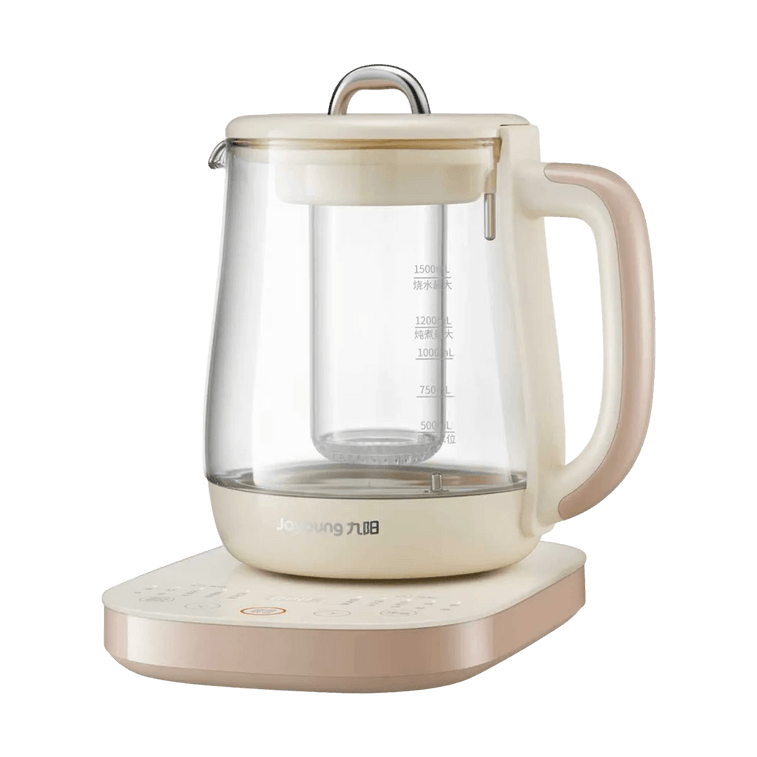 JOYOUNG九阳 沸萃温控养生炖煮壶 全玻璃防溢玻璃茶篮 1.5L TP15Q 4
