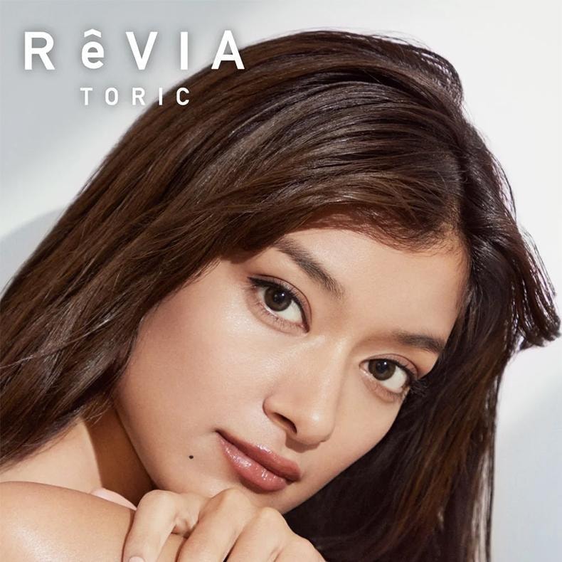 【日本美瞳/日本直邮】ReVIA 日抛美瞳 散光专用 Brown 180°-1.75「棕色系」10片装  度数-1.75(175)预定3-5天 DIA:14.5mm | BC:8.7mm