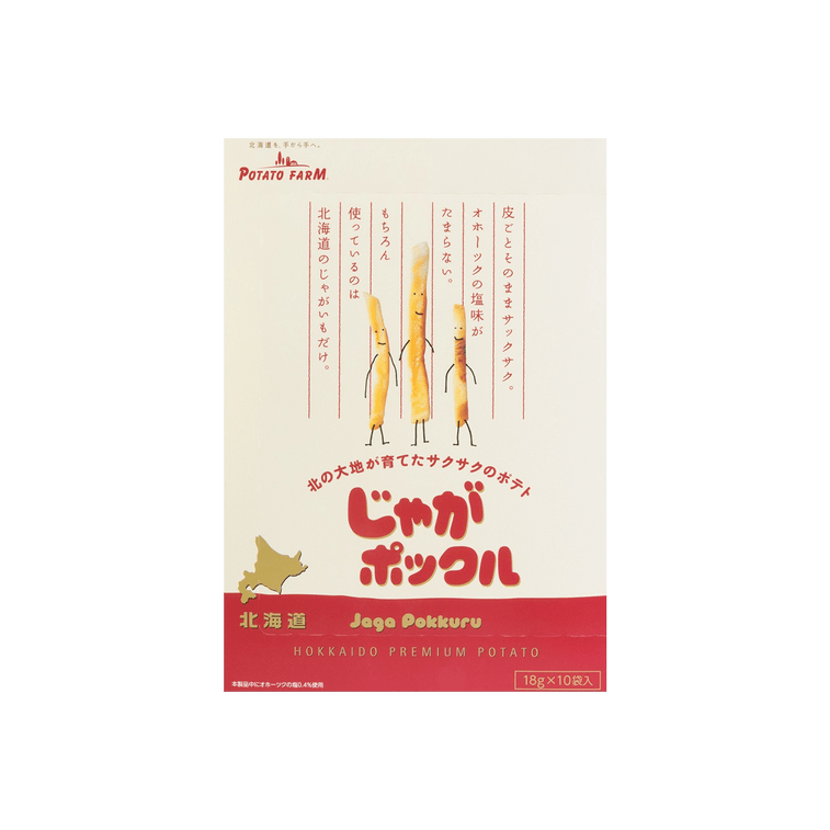 日本CALBEE卡樂比 薯條三兄弟 Jaga Pokkuru 10包入 180g 北海道特產 14