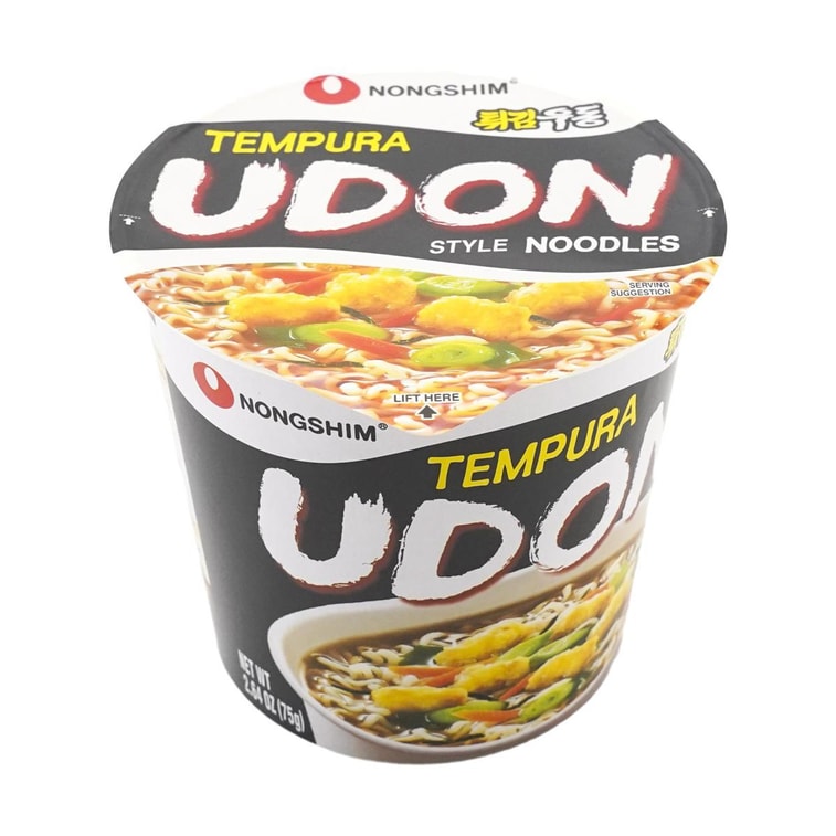 韩国NONGSHIM农心 即食天妇罗乌冬面 拉面韩式方便面 杯装 75g 8