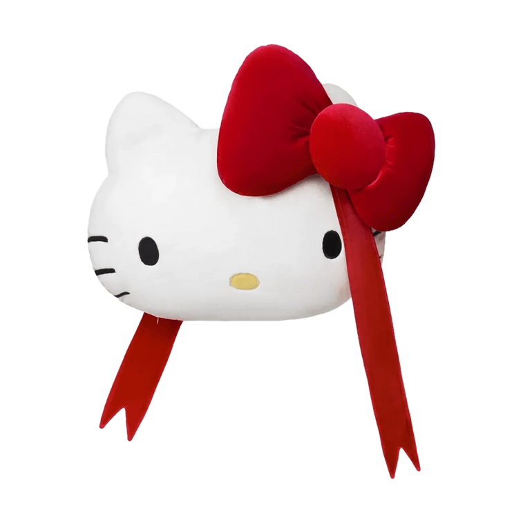 THE BEAST野獸派 Hello Kitty × tbh 二合一法蘭絨 蝴蝶結抱枕毛毯兩用【情人節禮物】 3