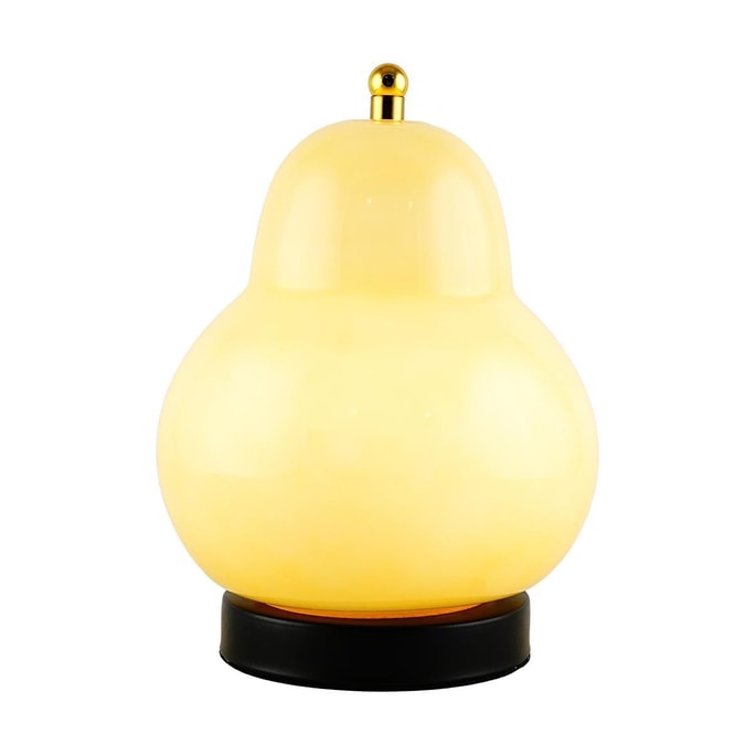 Chuan Dao Wu Cream-Colored Glass Table Lamp Pear Table Lamp Charging Touch Type