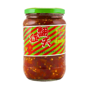 红翻天 蒜蓉剁辣椒 700g 【湖南特产 鲜辣爽口】