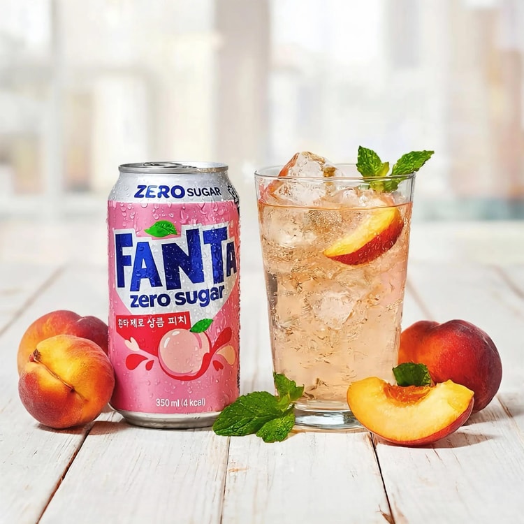 KOREA COCA COLA ファンタ ゼロシュガー フレッシュピーチフレーバー