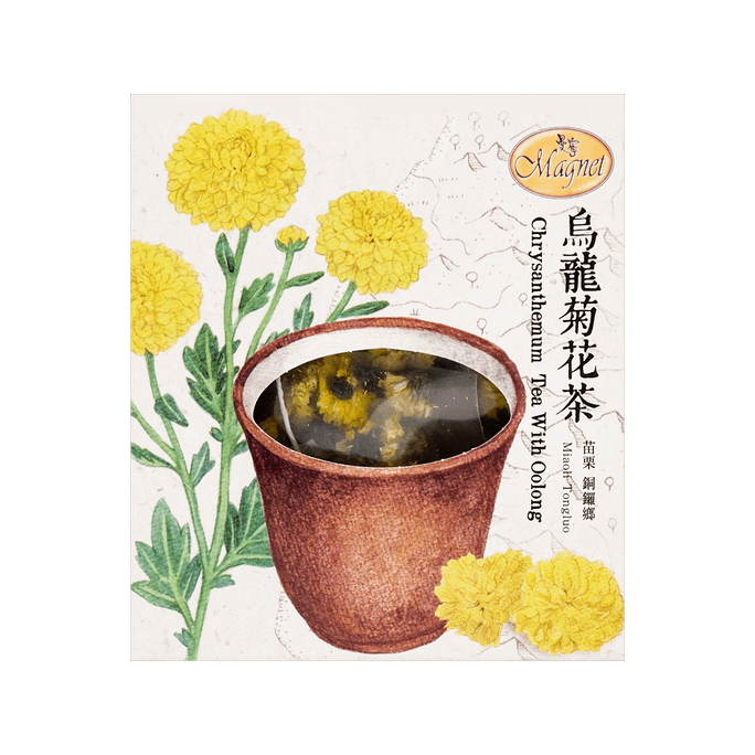 台湾MAGNET曼宁 乌龙菊花茶 1.5g x15包入
