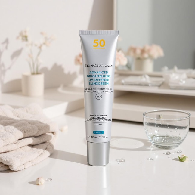 SKINCEUTICALS修丽可 小银伞防晒乳 SPF50+·PA++++ 防晒淡斑二合一 美白焕亮防晒霜 40ml 光电项目后可用 院线双能防晒