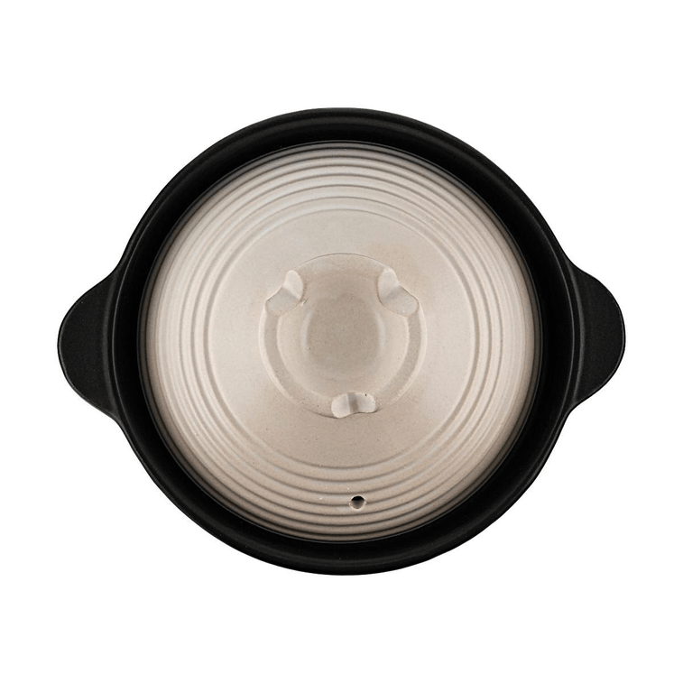 New Utage Spill-Resistant Donabe Pot Size 6 【Spill-Resistant】【For 1-2 People】 3