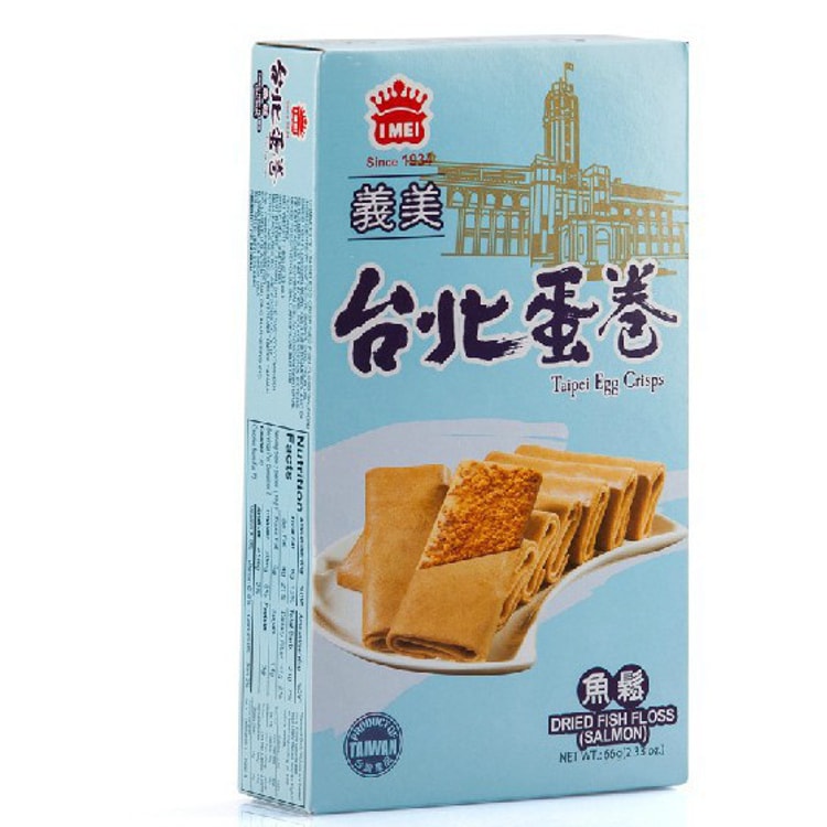 台湾IMEI义美健康精选原料台北蛋卷鱼松味66g - 亚米