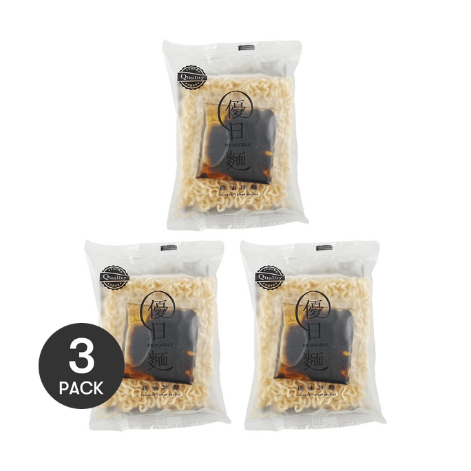 Chicken Oil Flavor Mix Noodles 4.23 oz*3【3 Packs】