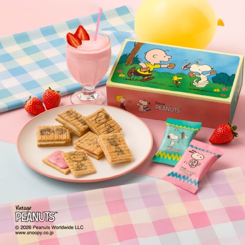 Snoopy × Assortment 12-Piece Box (with Strawberry Shake Flavor