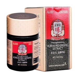6-Year-Old Red and Korean Ginseng Concentrated Extract in Red Ginseng Paste, 1.8 oz.【15-Day Value Pack】