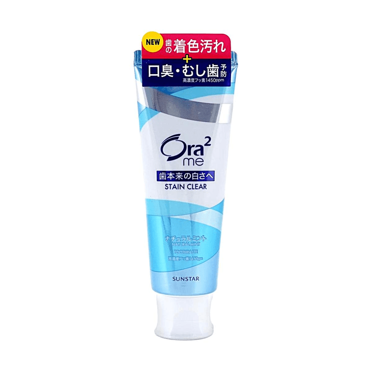 Ora2 Me Stain Clear Paste Toothpaste, 4.59 oz, Natural Mint 7