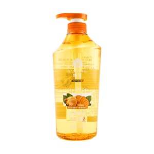 蜂花BEE&FLOWER 生姜啤酒花精华洗发水 无硅油生姜健发洗发露 750ml 去油蓬松 强韧亮泽 改善断发 油腻扁塌发丝脆弱分叉打结发质