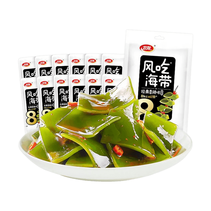 卫龙 风吃海带 香辣味 约12小包入  240g【低脂低卡】【真的好吃 强烈推荐】【TWICE娜琏同款】