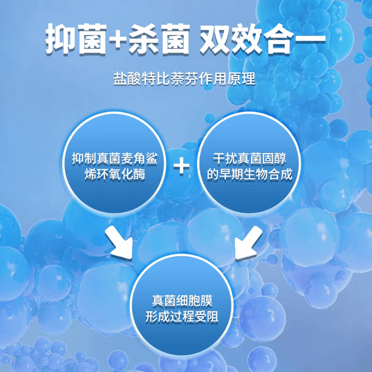 仁和 【抑菌殺菌2合1】鹽酸特比萘芬乳膏 12g 治療腳氣抗菌止癢殺菌腳癢腳裂藥膏腳癬去腳氣真菌感染股藻花斑癬皮膚念珠菌病【三十年國貨品牌用兩支更徹底】 4