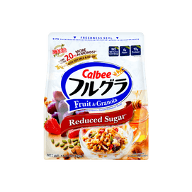 CALBEE Frugra Fruit Granola Reduced Sugar, 15oz 425g