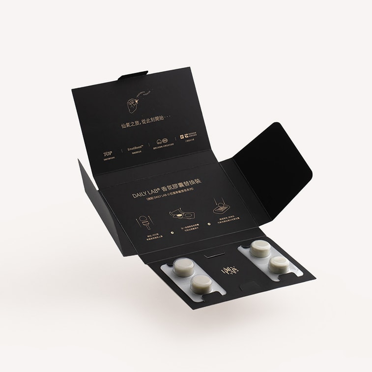 DAILY LAB Dome Car Aromatherapy Car Diffuser Refill Grapefruit 4pcs 3