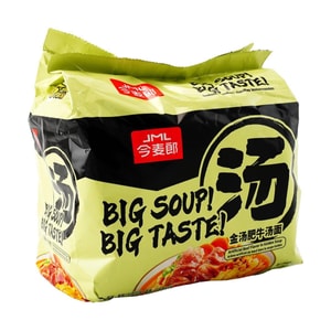 今麦郎 方便面 金汤肥牛汤味面 5连包 660g