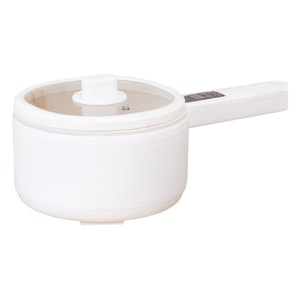 【中國直郵】SteveBear多功能電煮鍋1.5L電炒鍋電火鍋電熱鍋 110V 塑膠圈玻璃蓋無蒸籠(智能款)