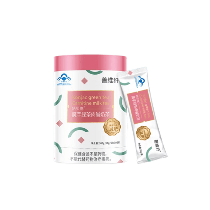 【中国直邮】 善维纤 奶昔代餐瘦身减肥奶茶魔芋饱腹感营养减脂燃脂早餐零食主食 10g/袋*30袋