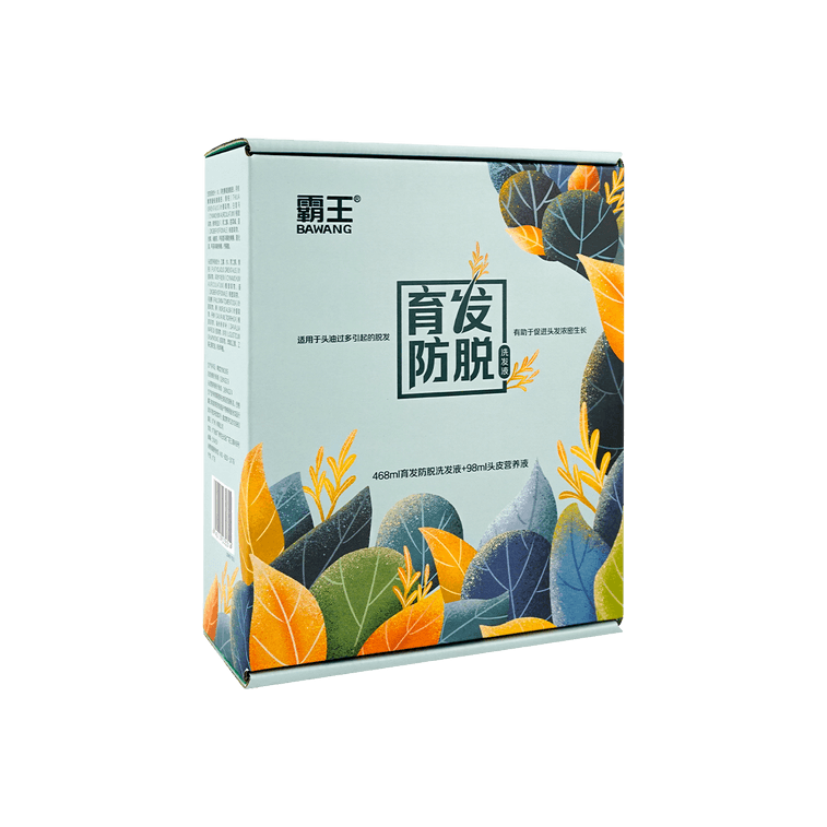 霸王 育发防脱洗发水套装 468ml洗发露+毛囊滋养液 98ml 强根生发 控油蓬松【脂溢性脱发克星】 4