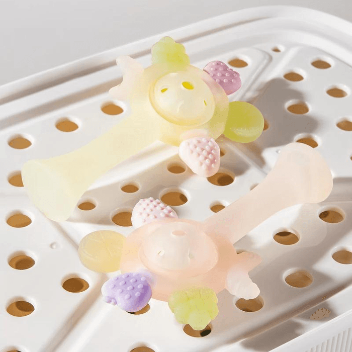 Hand-Rubbing Bell, Baby Toy, Fruit Rattling Bell For Babies 0 To 6 Months, Lemon Yellow 12 * 7cm * 1 Piece 3