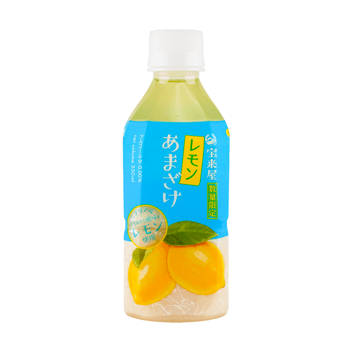 Japanese Non Alcoholic Rice Wine Drink, Lemon Flavor, 11.83 fl oz