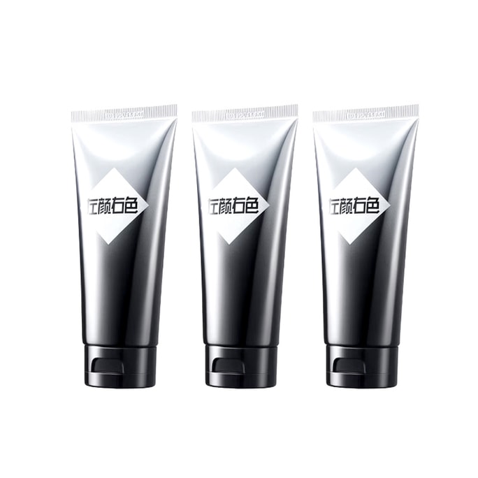 MANCODES Brightening Cleanser 15g×3, men's oil-control face wash, deep pore cleansing, fade acne marks, gentle brightening for dull/oily/acne-prone skin.