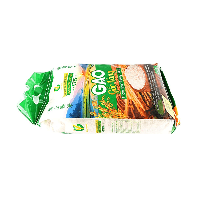 越南 Goc Vang 蝦稻香米 ST25 米 4.5kg【低GI 慢升糖】【越南高規格香米】【米香濃鬱】【軟糯清香】【世界最佳米之一】 3
