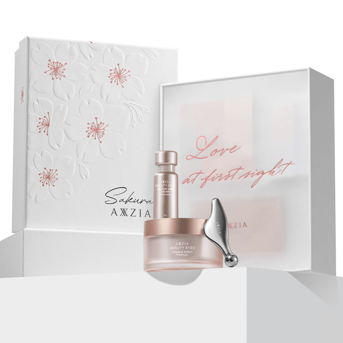 AXXZIA Xiaozhi || Cherry Blossom Eye Care Gift Set for Spring Limited Edition || 1 set