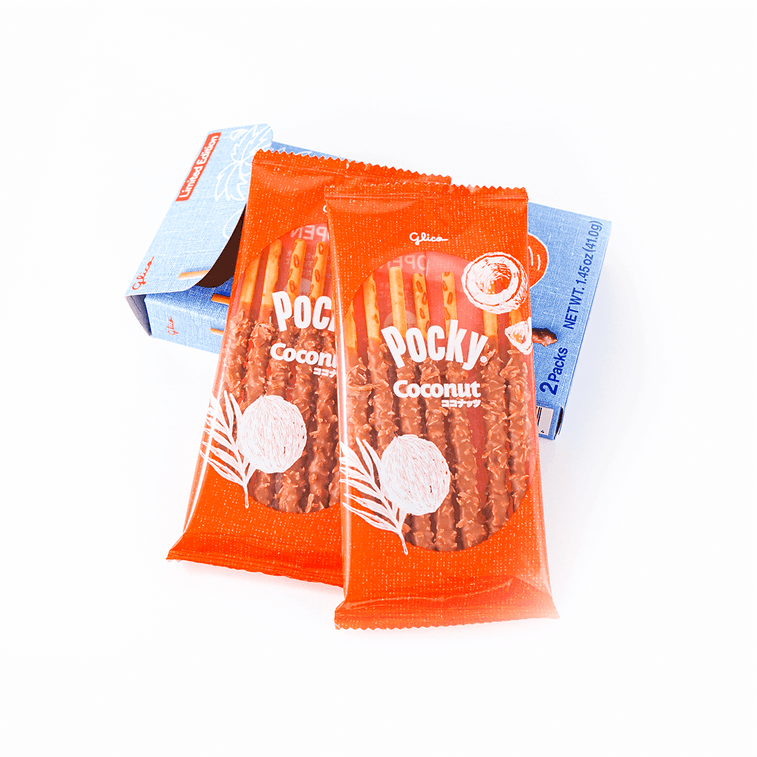 Pocky Coconut Chocolate Cookie Sticks, 1.45 oz 4
