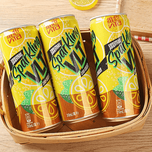 【新品上市】香港VITA维他 0糖气泡柠檬茶 310ml*6罐 【无糖低卡】